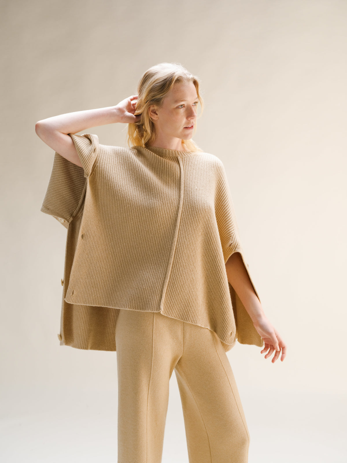 Mantella Oversize in Lana e Cashmere