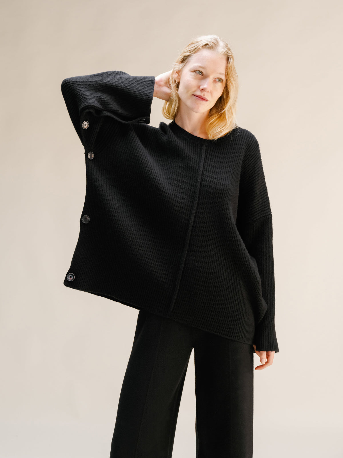 Mantella Oversize in Lana e Cashmere