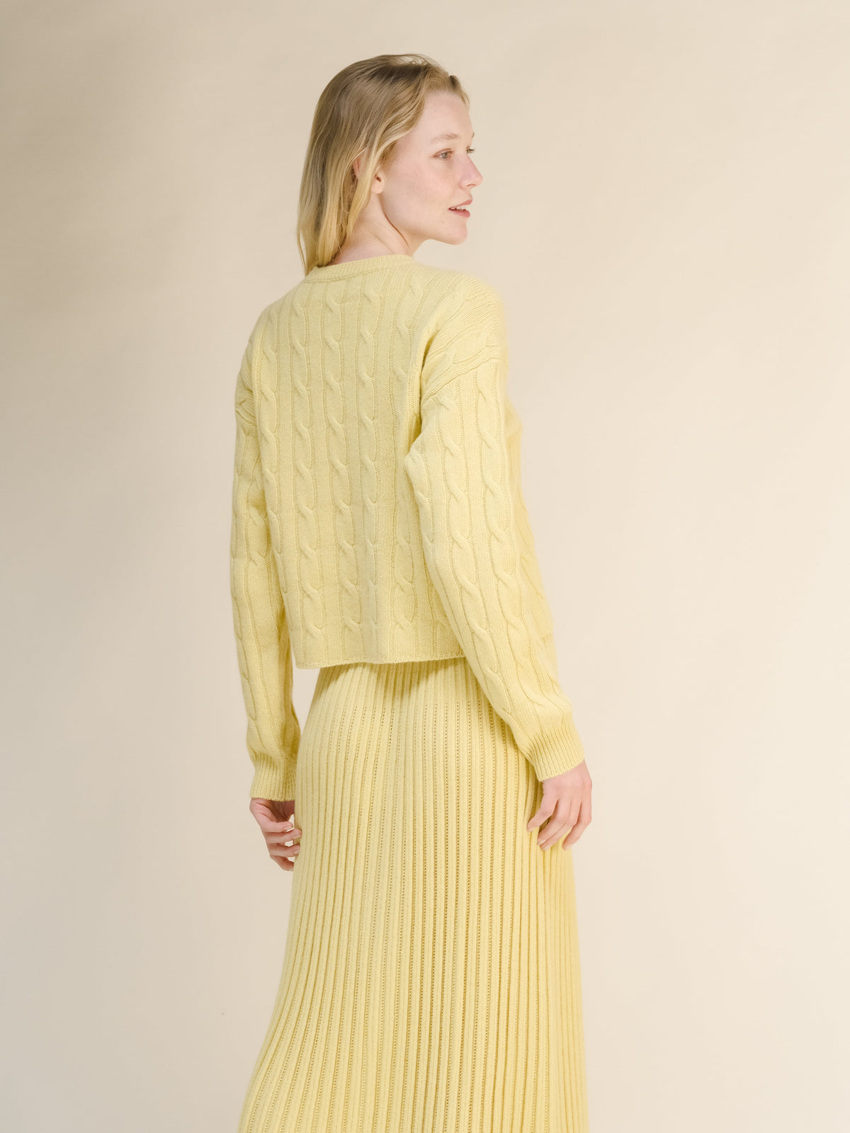 Maglia Cropped Boxy in Lana e Cashmere