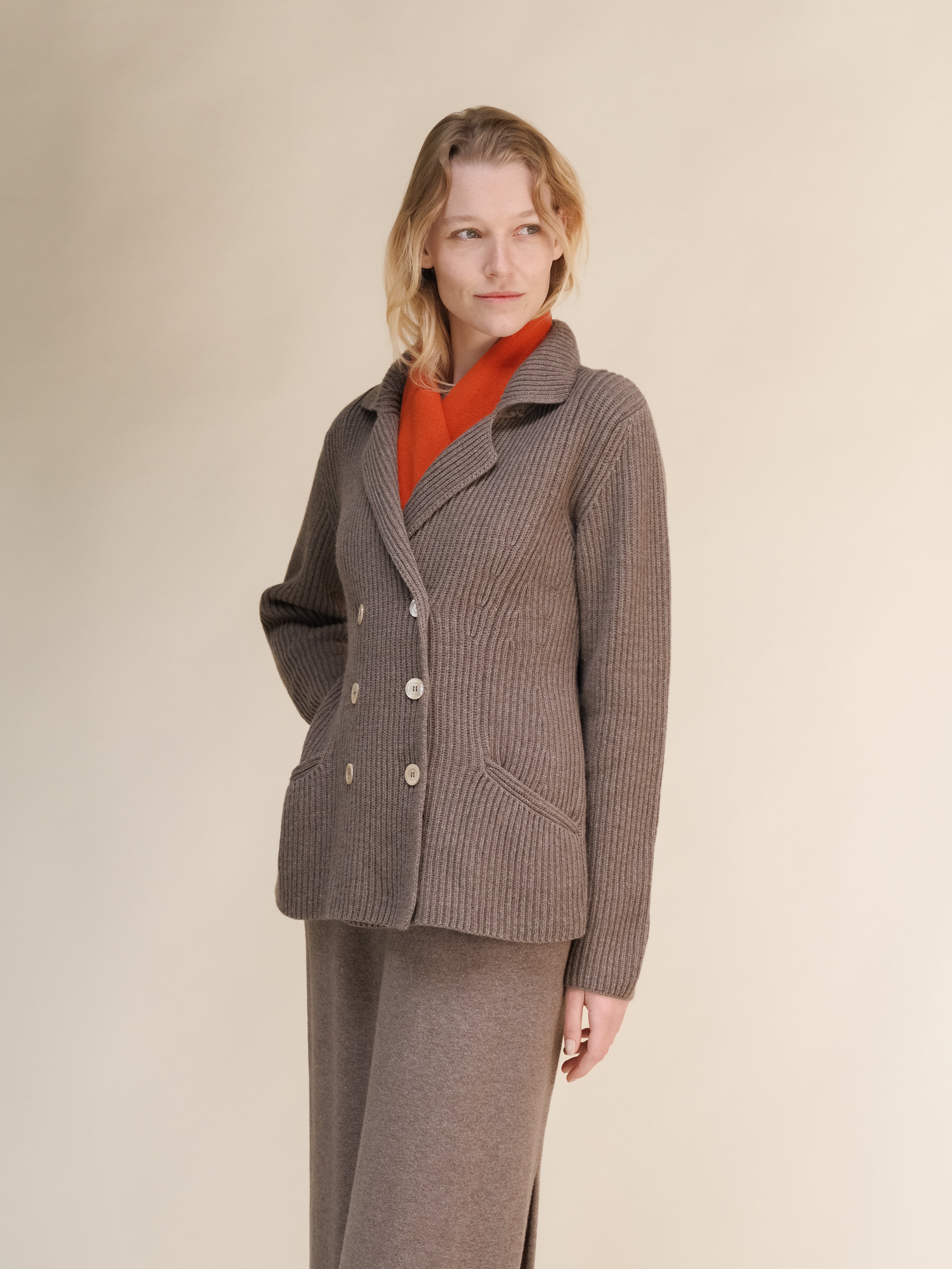 Cashmere Mix Jabot