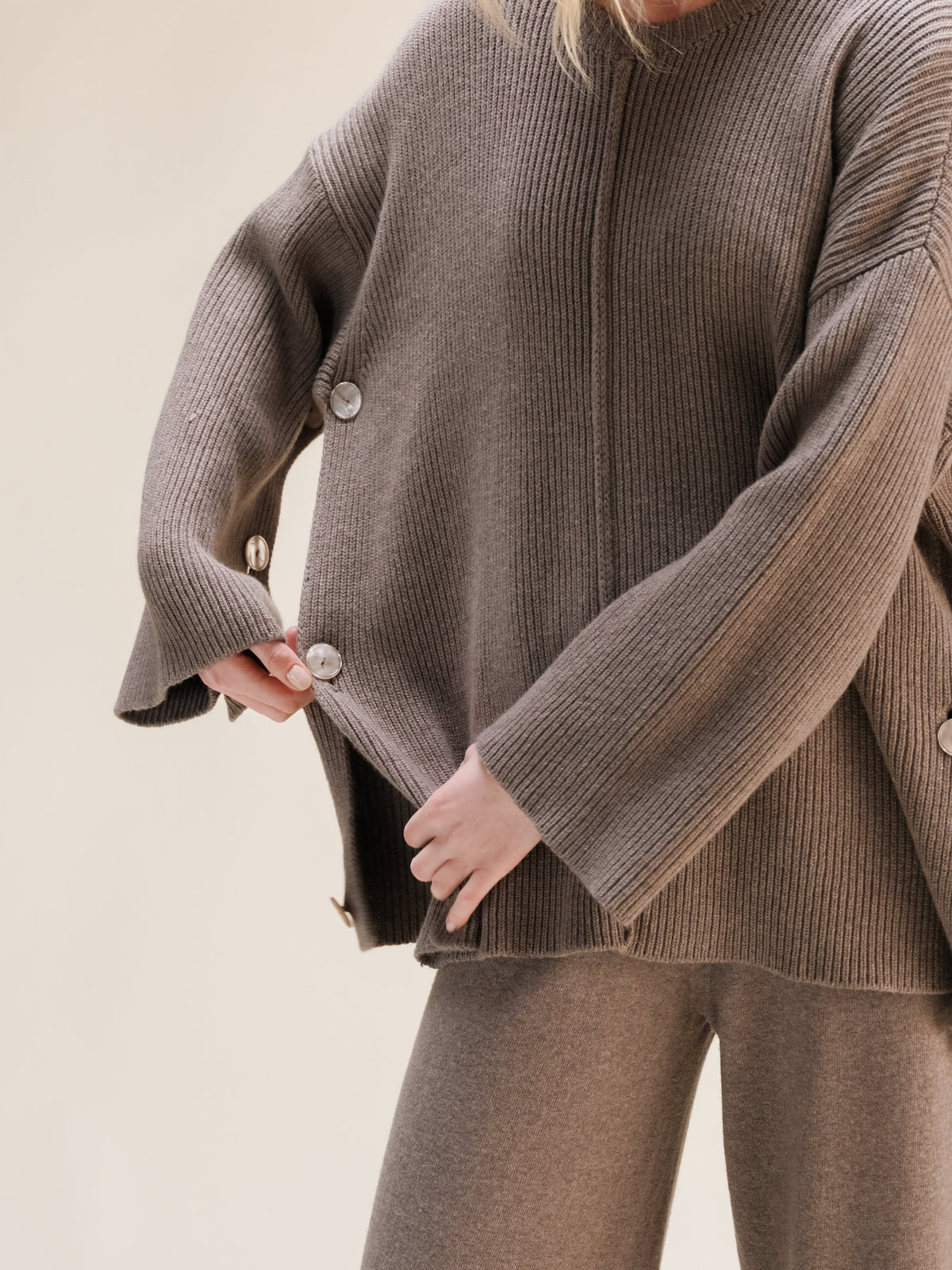 Mantella Oversize in Lana e Cashmere
