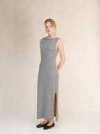 Cashmere Mix Boat Neck Dress