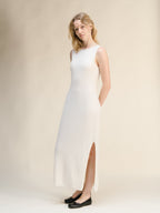 Cashmere Mix Boat Neck Dress