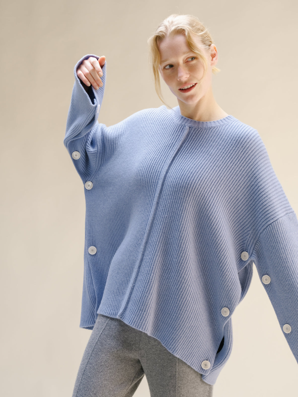 Mantella Oversize in Lana e Cashmere