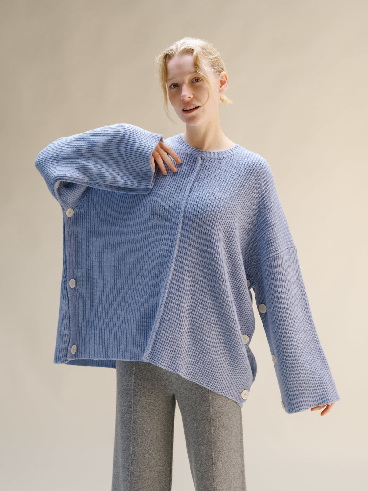 Mantella Oversize in Lana e Cashmere