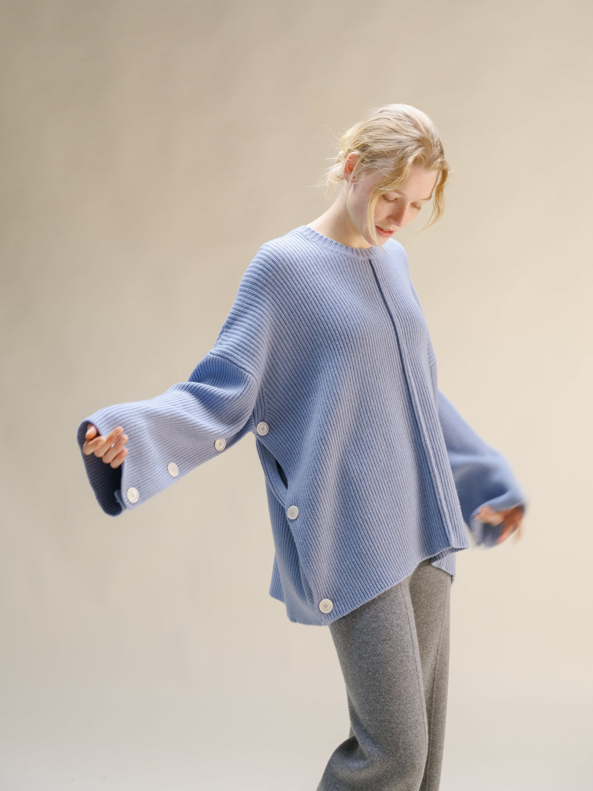 Mantella Oversize in Lana e Cashmere