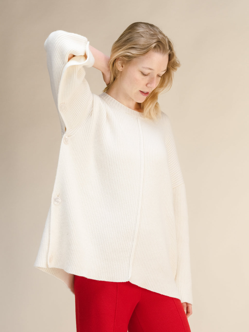 Mantella Oversize in Lana e Cashmere