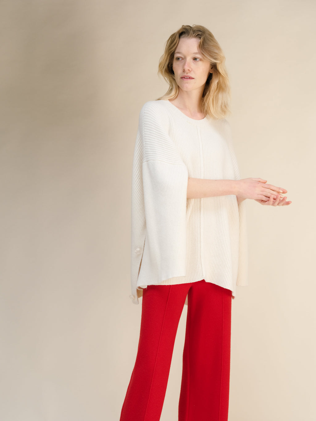 Mantella Oversize in Lana e Cashmere