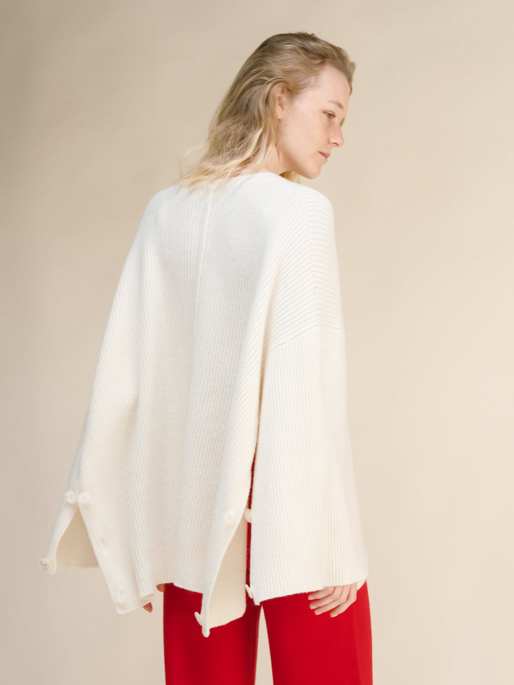 Mantella Oversize in Lana e Cashmere