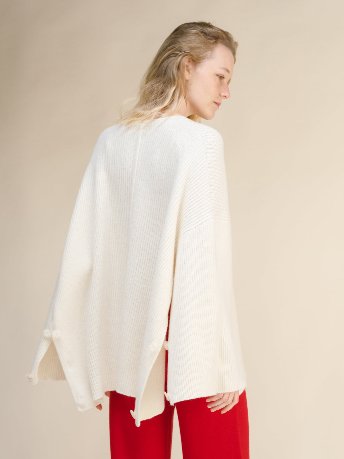 Mantella Oversize in Lana e Cashmere