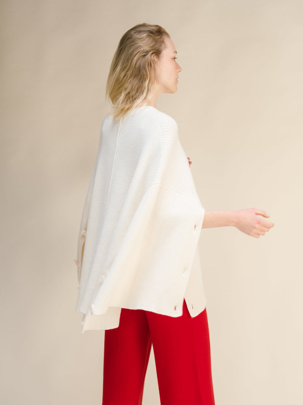 Mantella Oversize in Lana e Cashmere