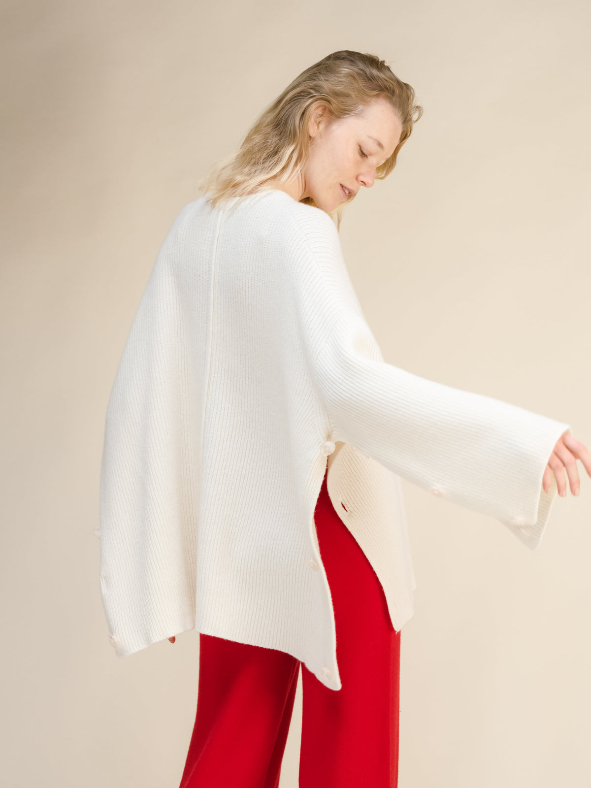 Mantella Oversize in Lana e Cashmere