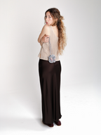 Raffaella canotta traforata sottile