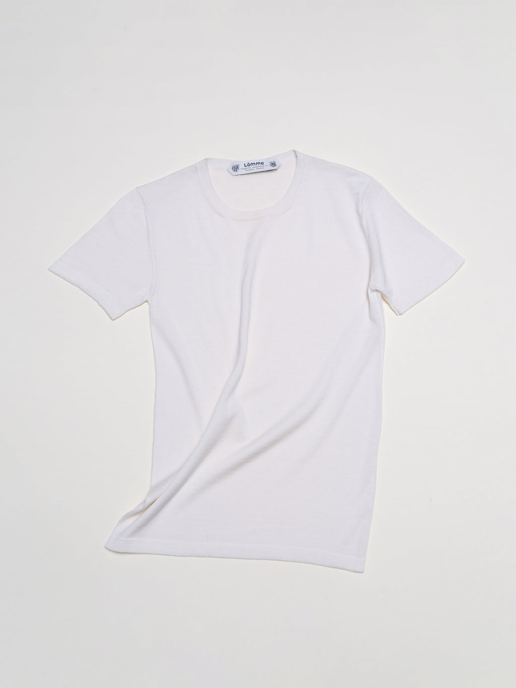 T-Shirt in Merino e Seta