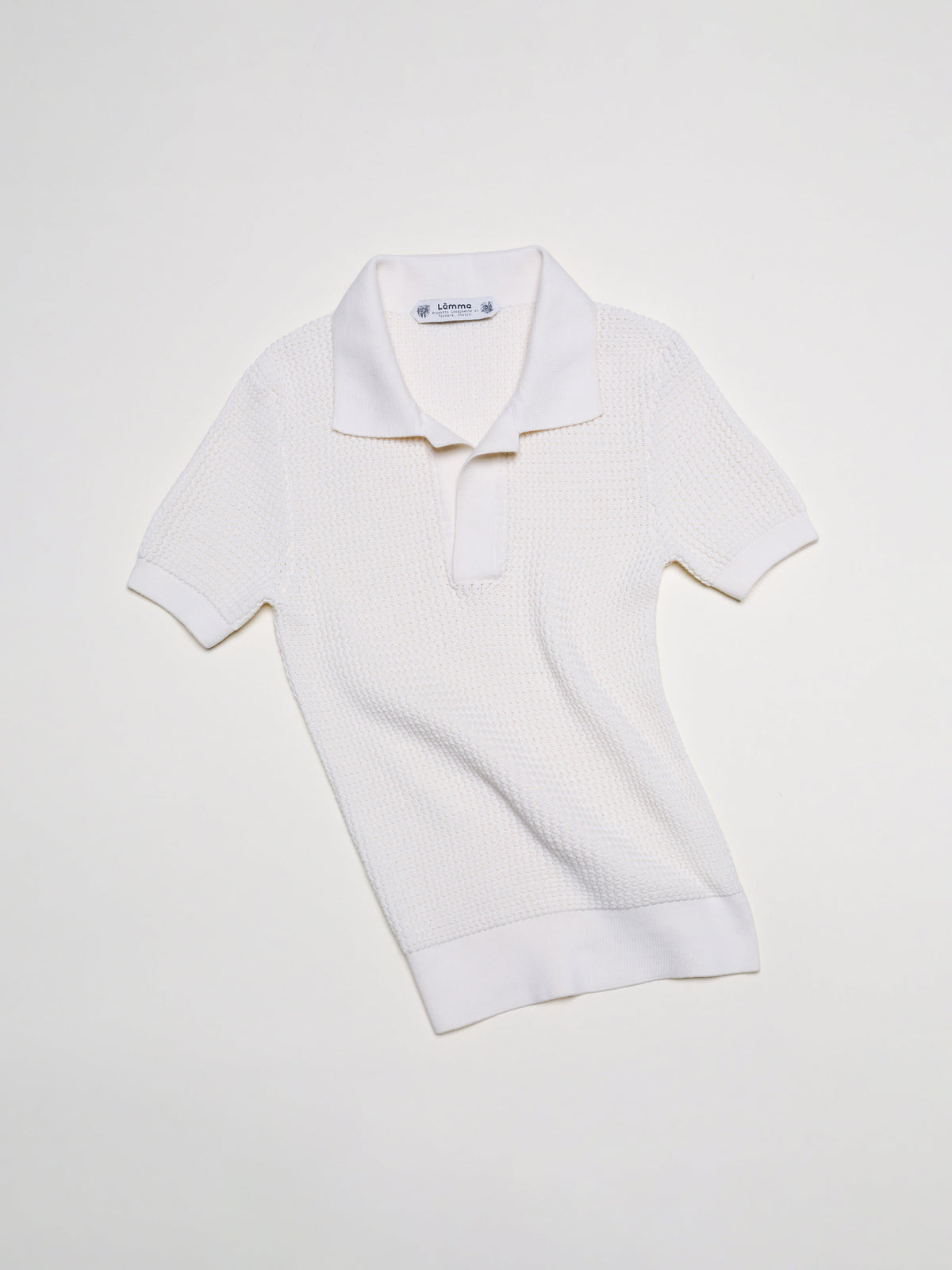 Polo Crochet in Cotone 100% - Made in Italy
