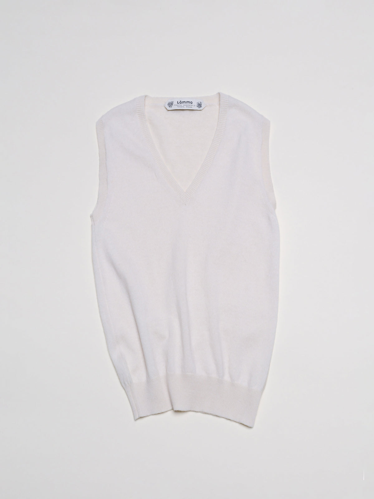 Top Scollo a V in Puro Cashmere