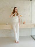 Cotton Crochet Pants