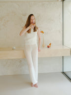 Cotton Crochet Pants