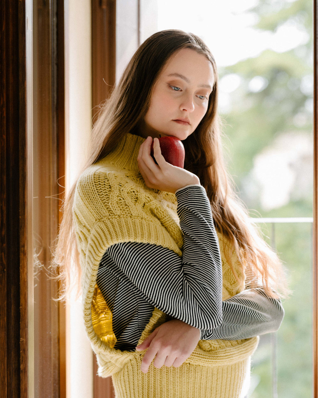 Cashmere Mix Cable Tunic