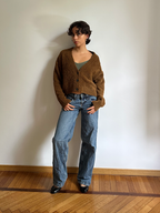 Tecla cardigan sfumato in bouclé
