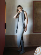 Cashmere Mix Boat Neck Dress