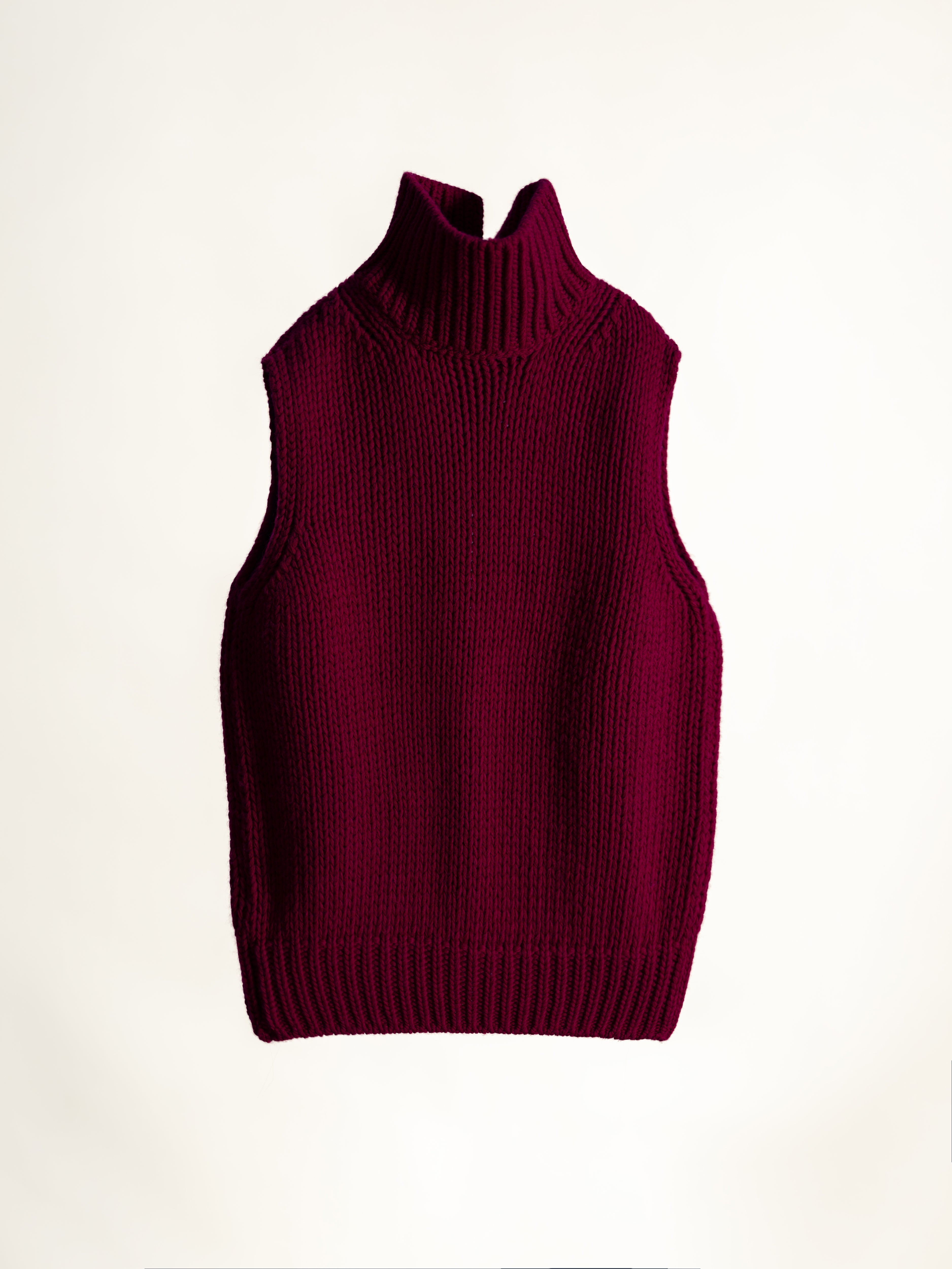 Cashmere Mix Sleeveless Top