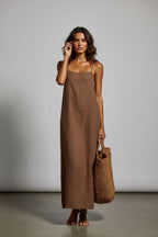Riviera Linen Maxi Dress