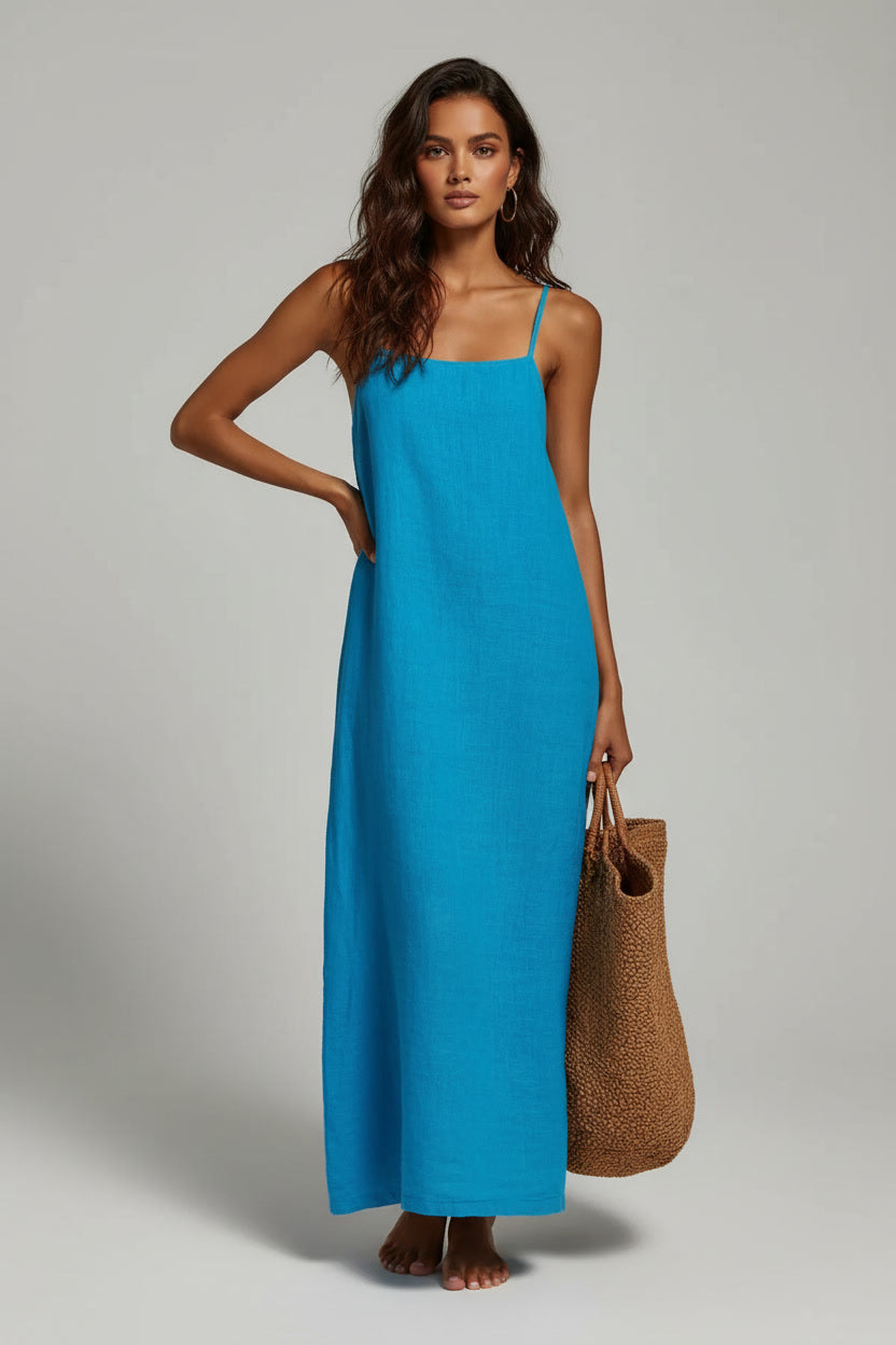 Riviera Linen Maxi Dress