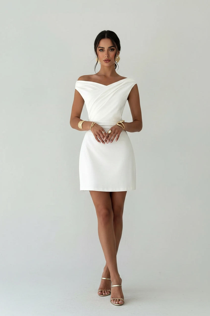 Abito Corto  Off Shoulder