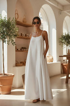 Sleeveless Loose Fit Maxi Dress