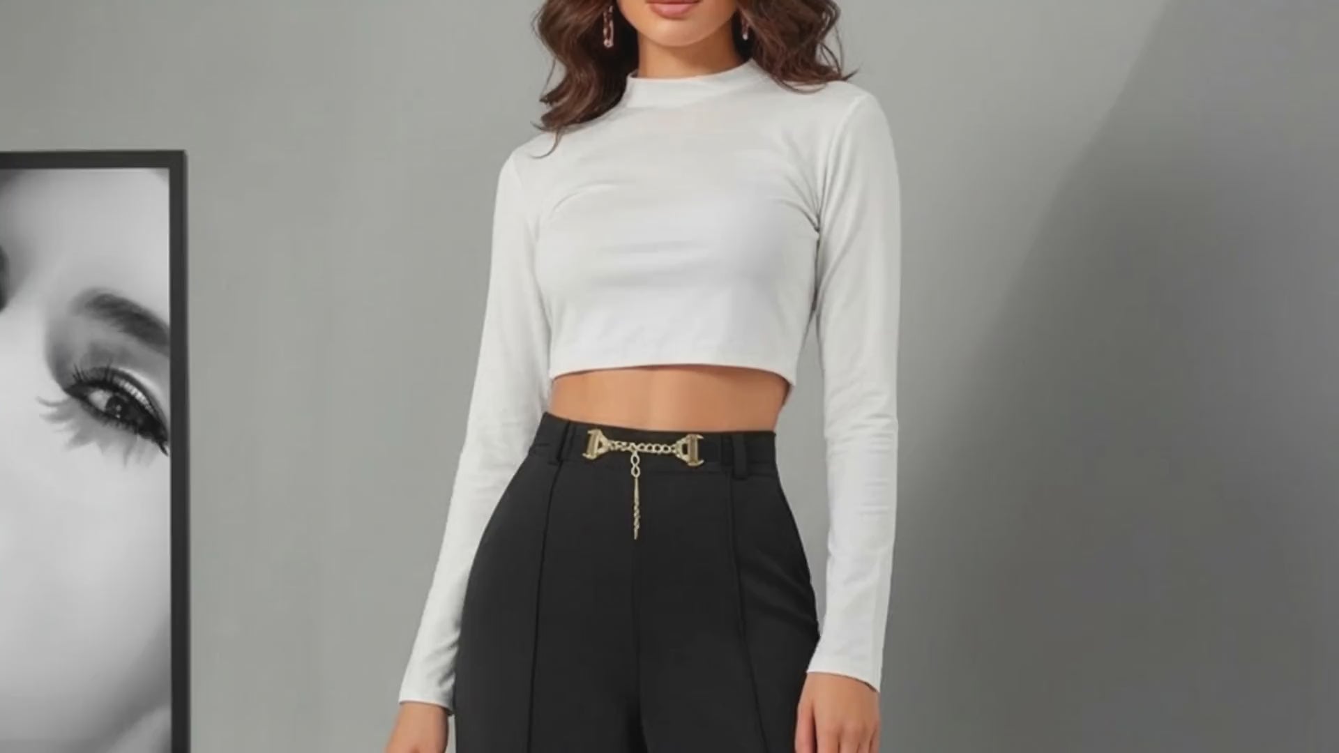 Pantaloni Palazzo Donna Vita Alta