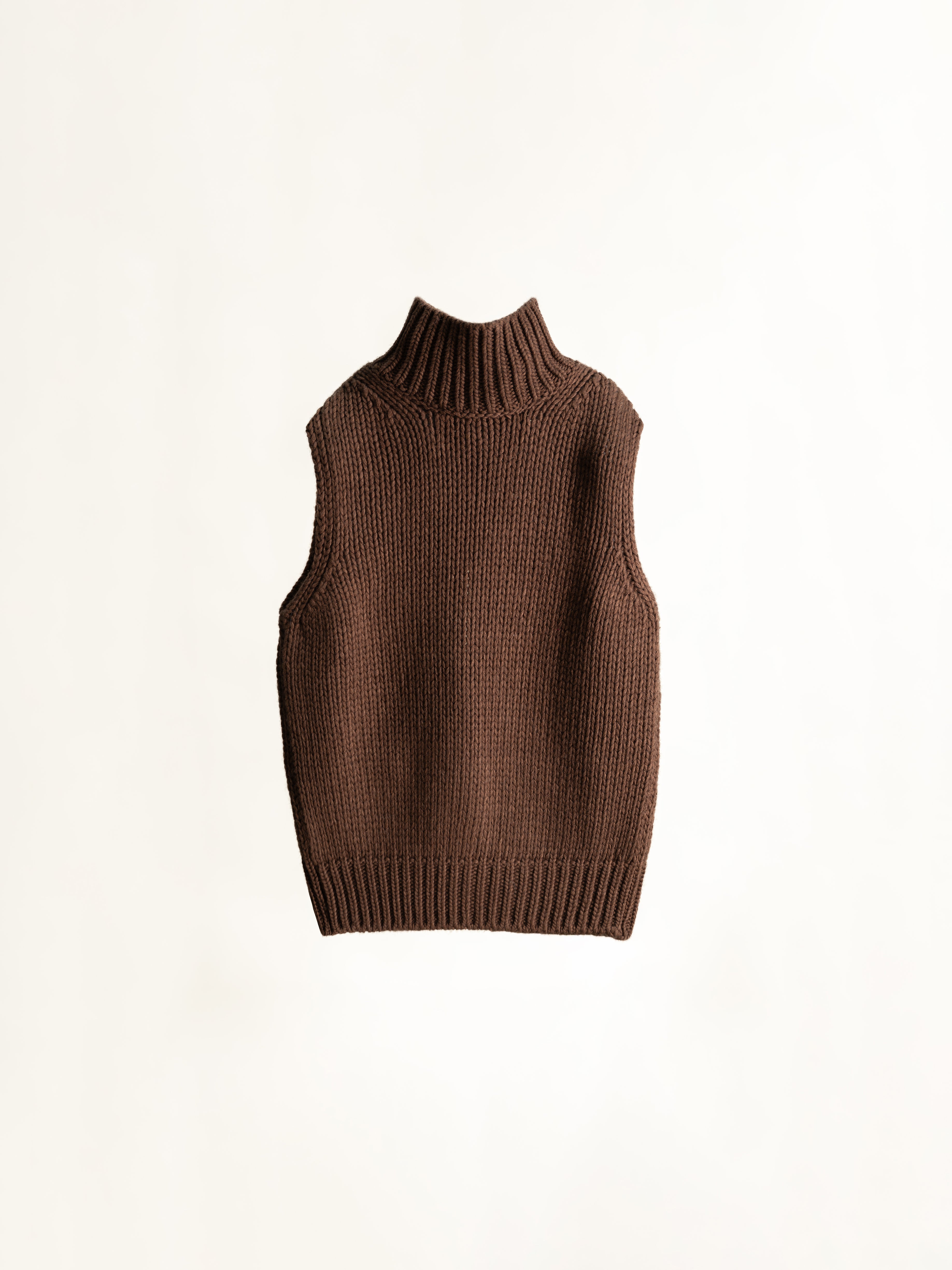 Cashmere Mix Sleeveless Top